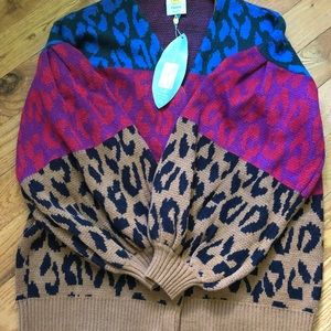Farm Rio leopard cardigan